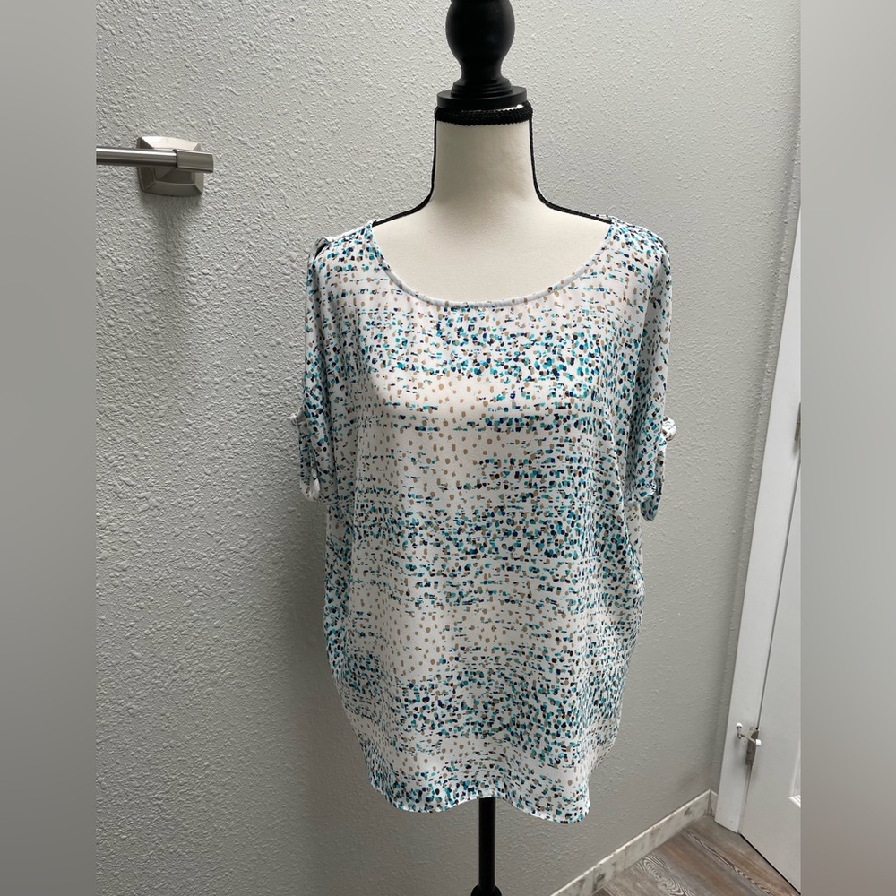 ❤️‍🔥3/$27❤️‍🔥Apt. 9 Women’s Top - L - Multicolored - EUC